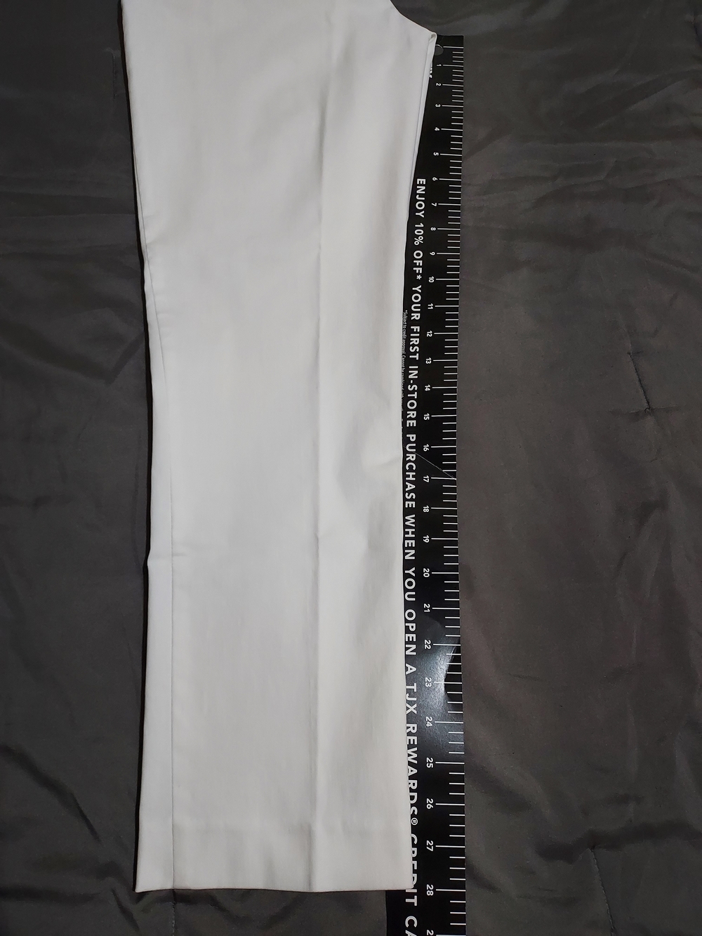 JM Collection White Rivet Size S Short Slim-Leg Pull-On Pants - Picture 6 of 8